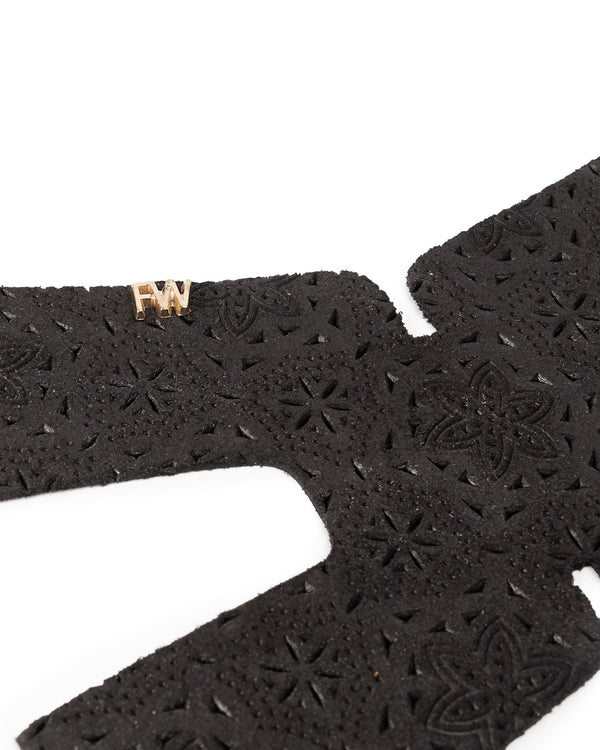 Cut: Arborius Perforated Suede Black