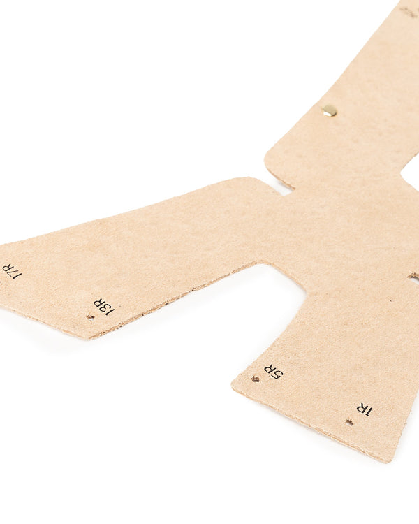 Cut: Arborius Engraved Suede Beige
