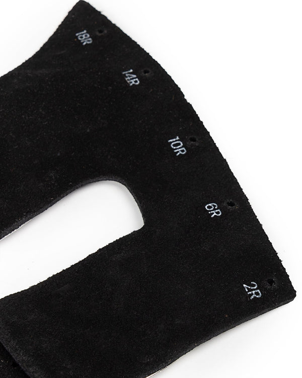 Cut: Black Suede Studs Mare