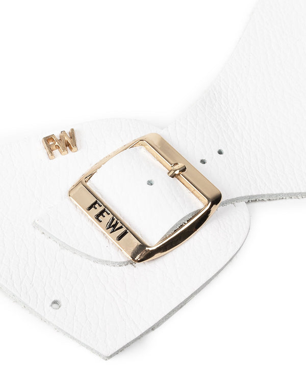 Cut: Caelia White Leather Tucson