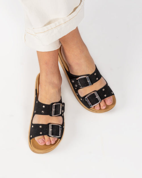 Cut: Black Suede Studs Mare