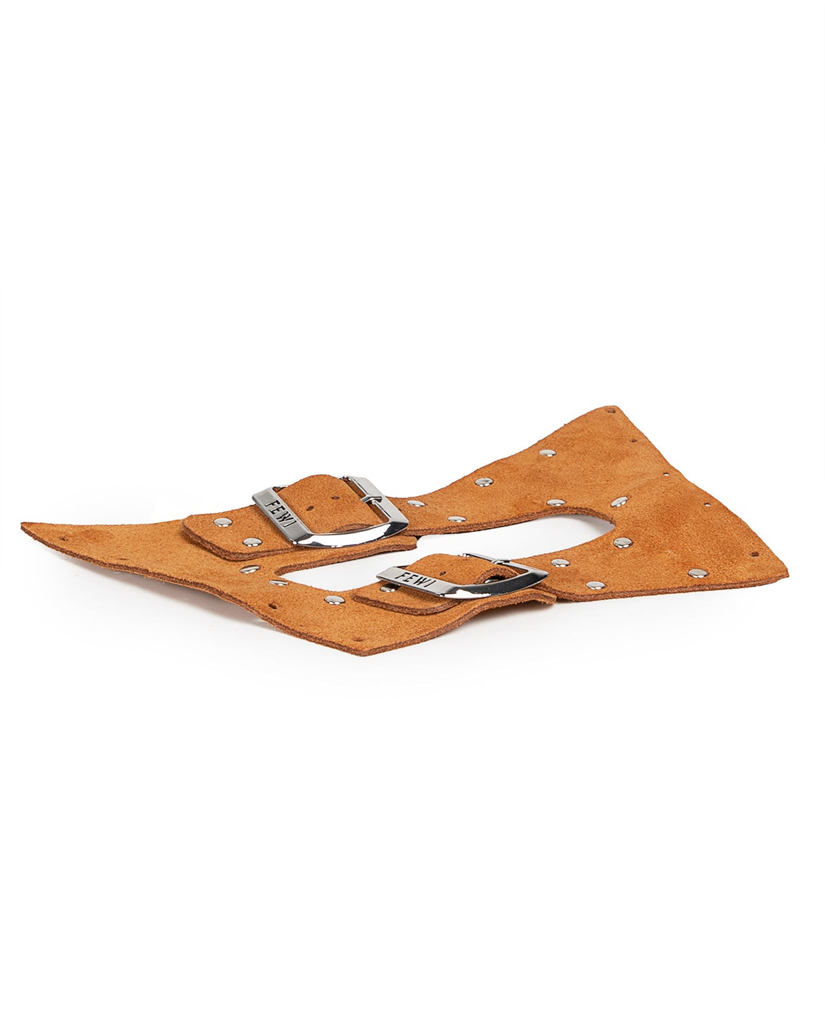 Suede Studded Leather Tote