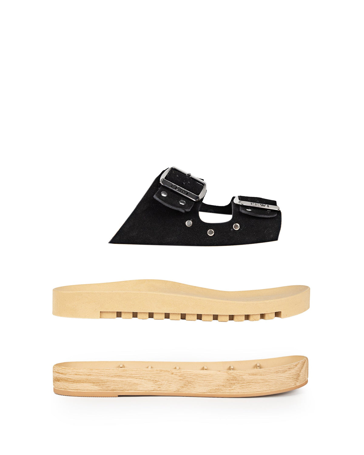 Mare Suede Studs Black