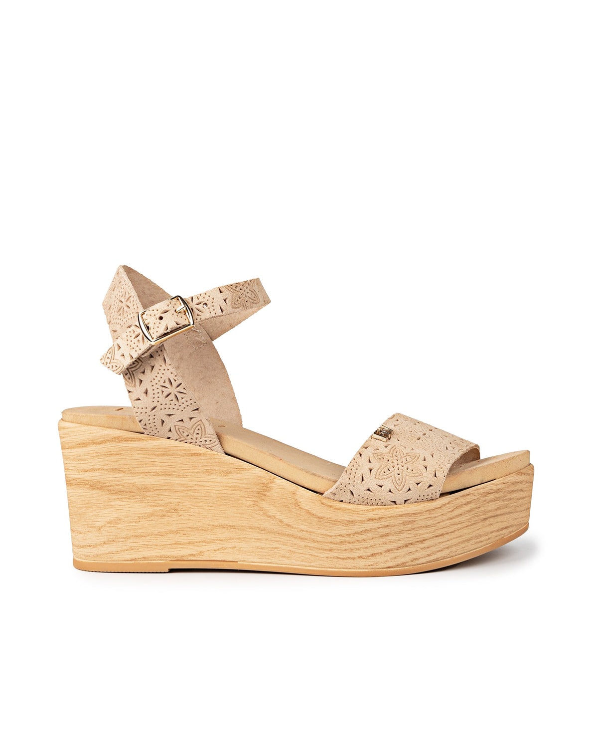Litore Perforated Suede Beige