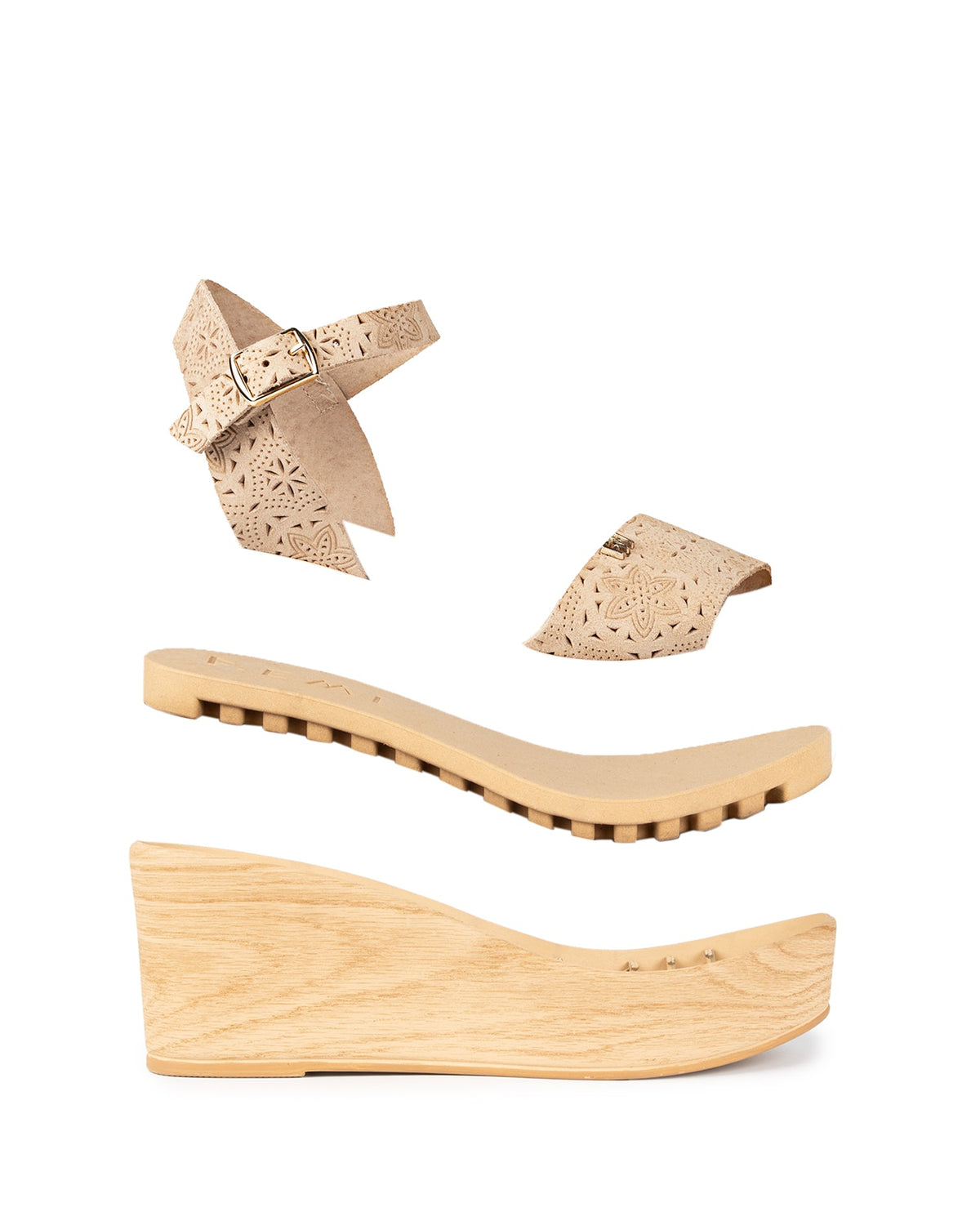 Litore Perforated Suede Beige