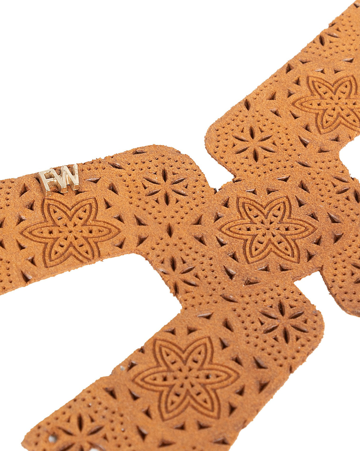 Silvanus Perforated Suede Leather