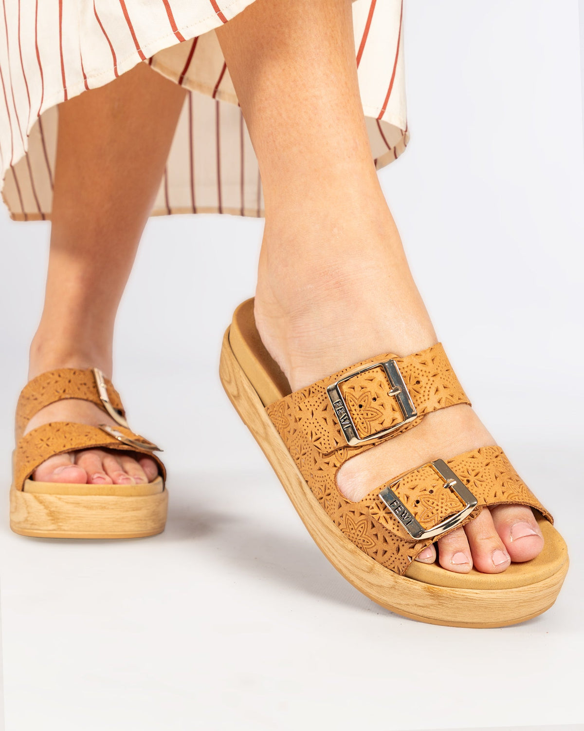 Suede Perforated Leather