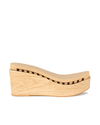 Suela: Plataforma Cuña Aqua Madera con Plantilla