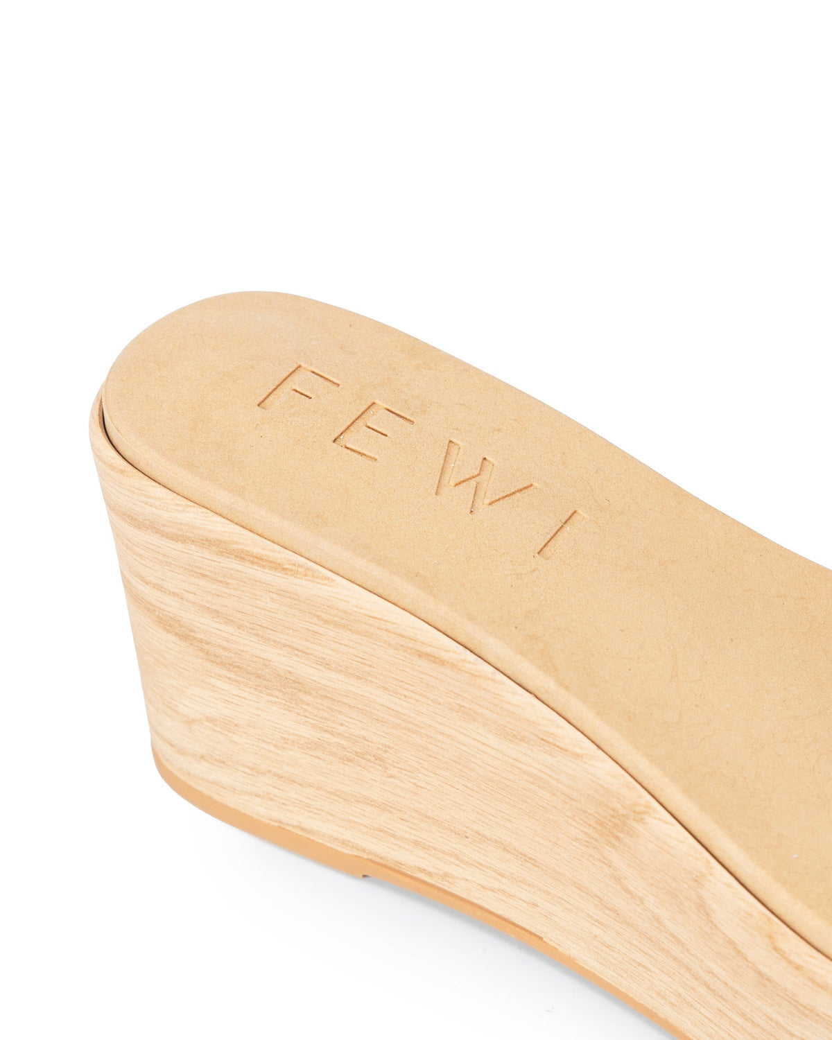 Platform Wedge Aqua Wood with Insole